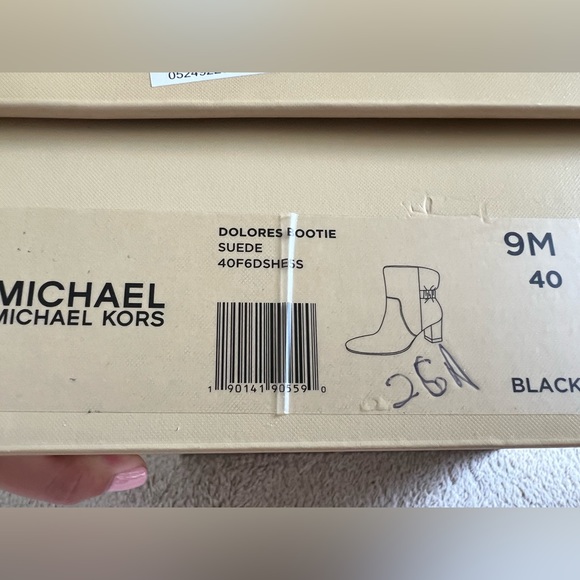 Michael Michael Kors Dolores Suede Bootie - Picture 4 of 4